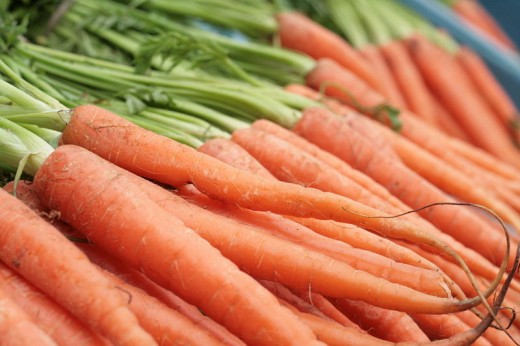 свежая морковка