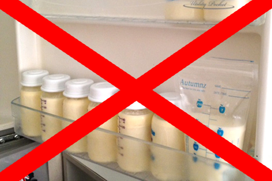 Как нельзя хранить грудное молоко в холодильнике