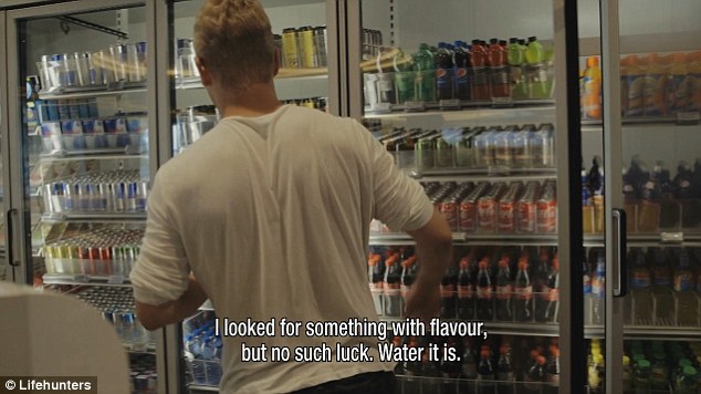 Sacha Harland documented his attempt to buy a drink with flavour that did not contain sugar - and ended up with water
