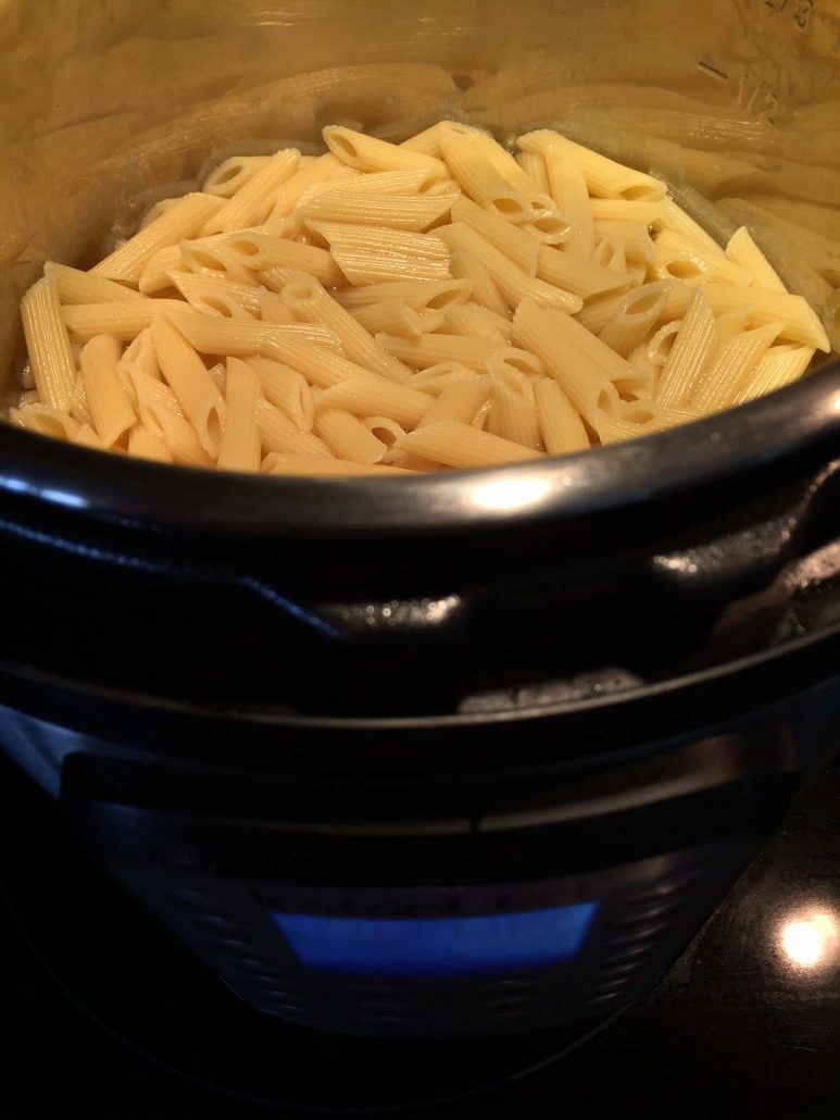 Instant Pot Cooking Pasta