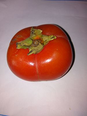 Fully ripened persimmon