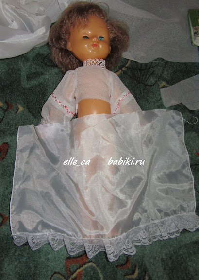 Создание (имитация) народного костюма для игровой куклы своими руками