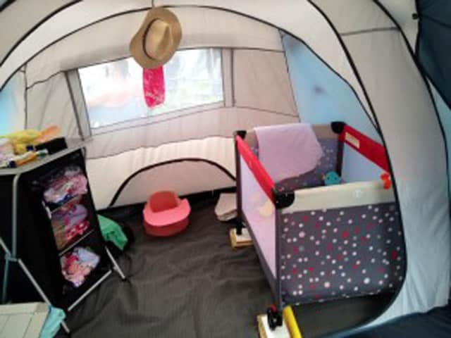 Pack n Play for camping with a baby