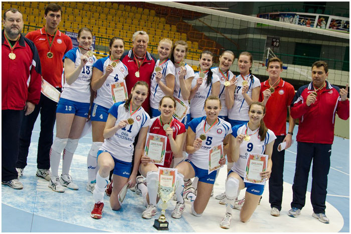 Брестская женская волейбольная команда 
