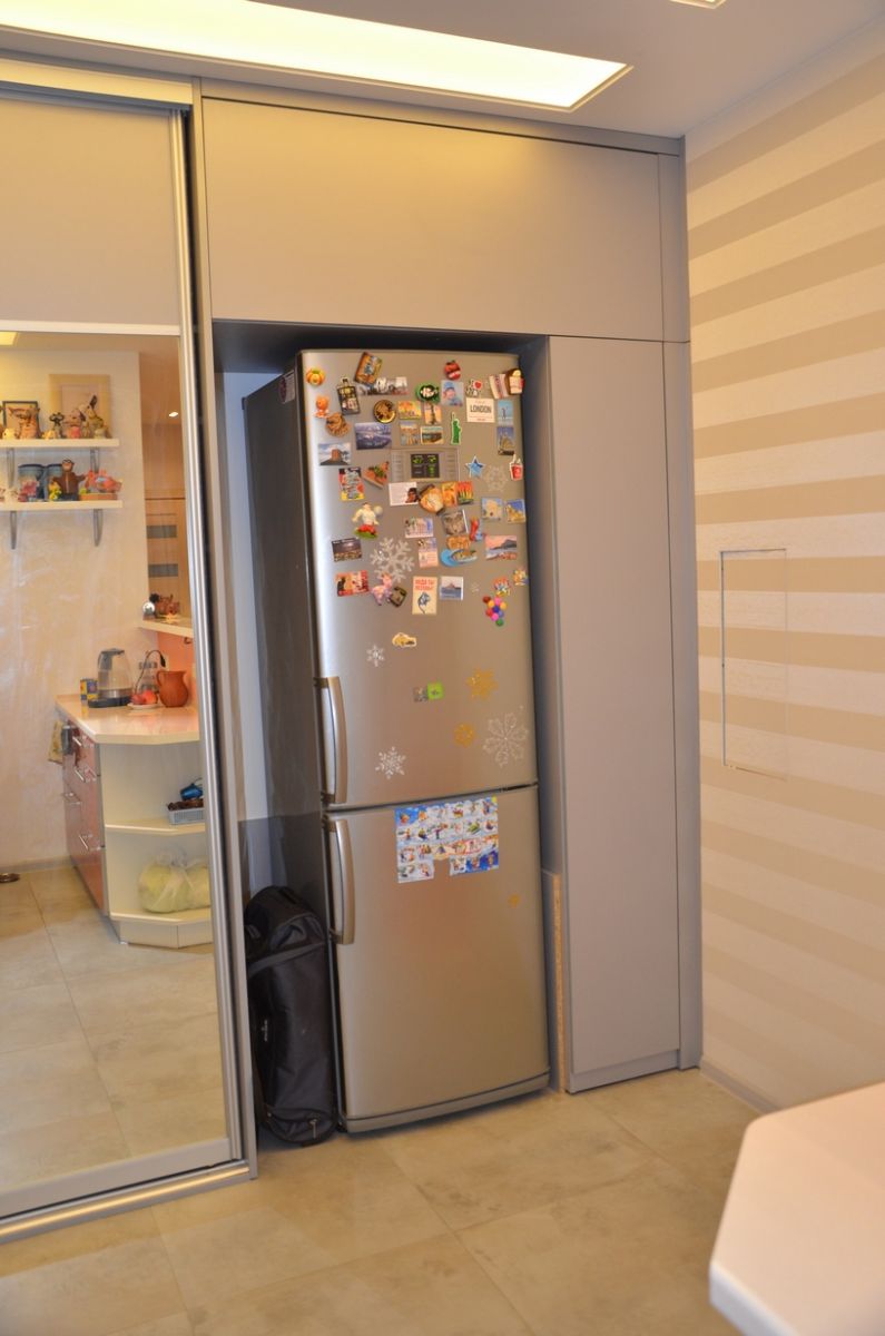 Холодильник встроенный в шкаф-купе