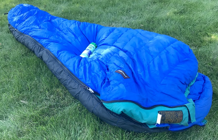 How to clean a down sleeping bag