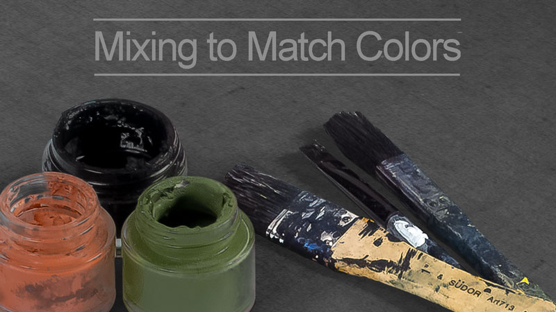Mix Paint to Match Colors