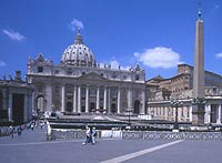 The Vatican buildings in Rome