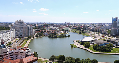 The Svisloch River and the Trinity Suburb, Minsk