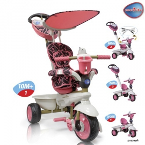 Трехколесный велосипед Smart Trike Dream Touch Steering, EVA 4 в 1